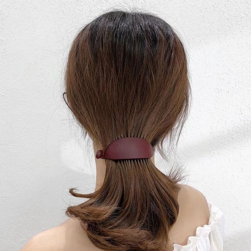 Jepit Rambut Pisang 8cm Warna Doff Jepitan Ponytail Jedai Salon Matte