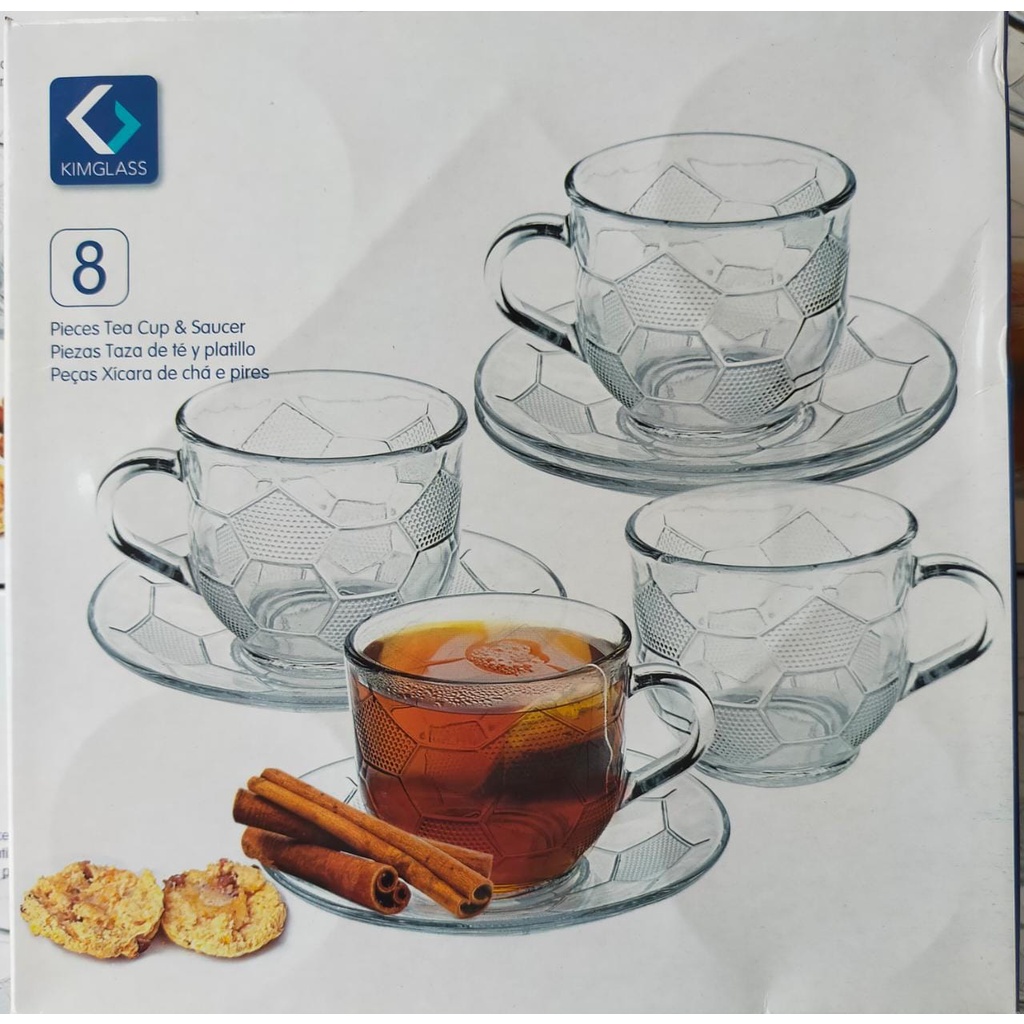 kimglass set 8 pcs murahh