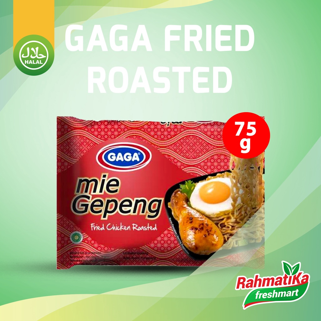 GAGA Mie Gepeng Fried Chicken Roasted (1 Pcs)