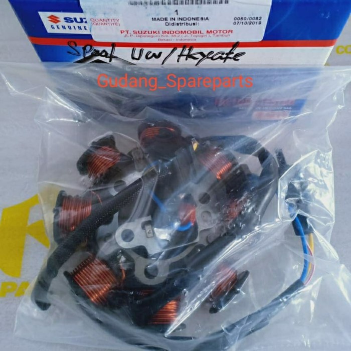 Spool/Spul/Stator Assy Asli Sgp Motor Suzuki Skywave, Hayate