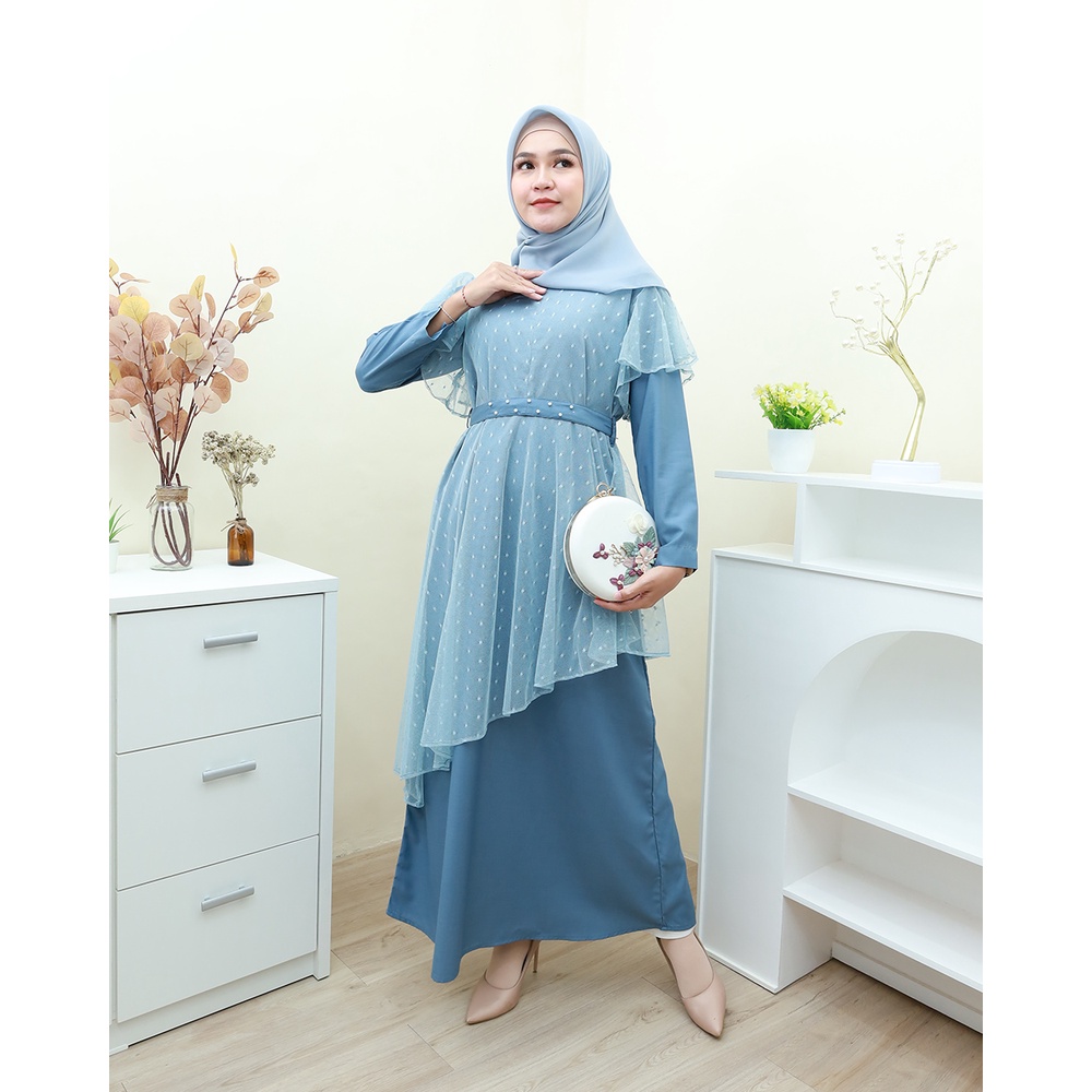 MONA Dress - Pakaian Wanita Terbaru by Hijab Mamah icis