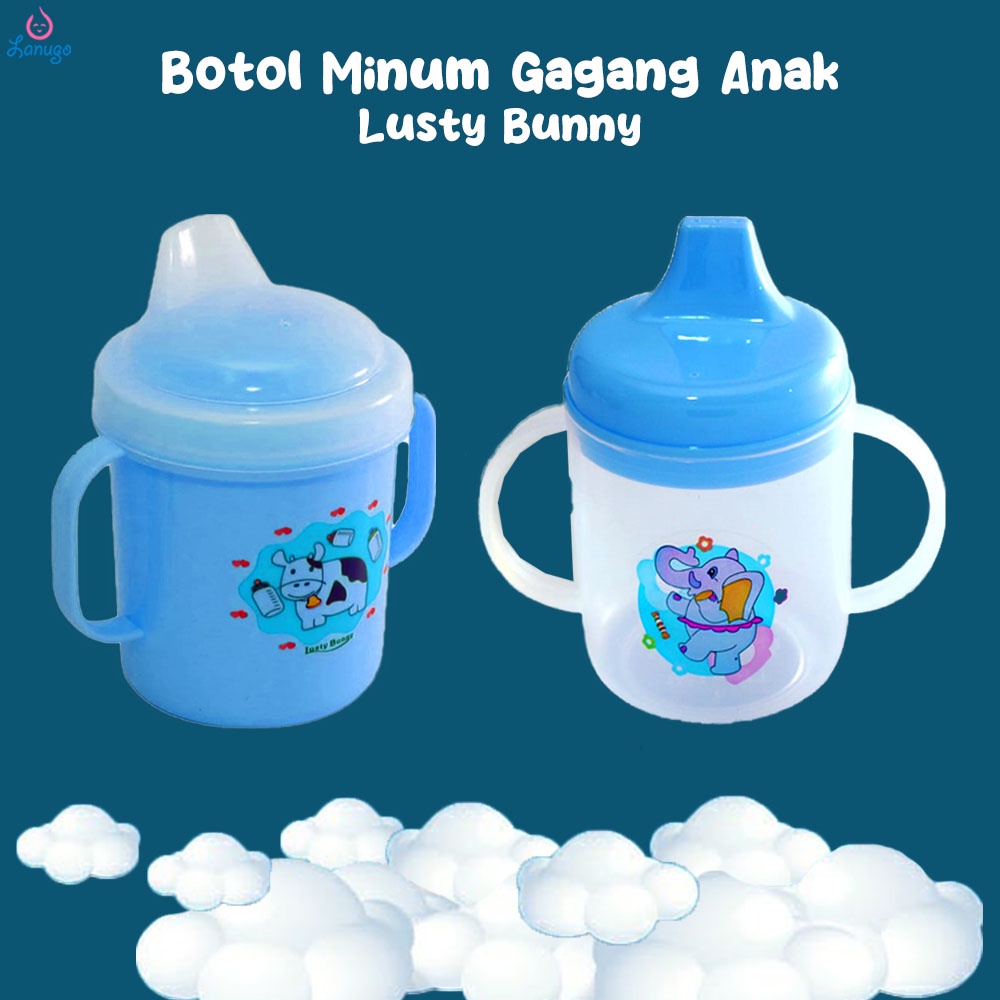 Lusty Bunny Cangkir Training Cup Gelas Minum Bayi / Botol Gagang Bayi