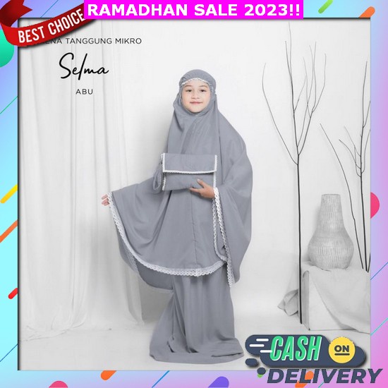 Mukena Anak Perempuan Tanggung Rukoh Remaja Mykena Mukkena Murah Traveling Mujena Ank Lebaran Rukuh 