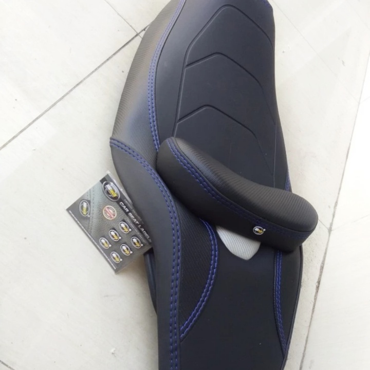 Custom Cover Sarung Kulit Jok Motor Aerox New 155 125 Modif Model Eropa