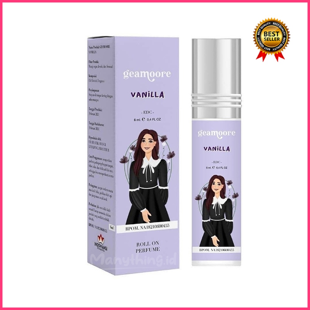 (MANYTHING) (BPOM) Geamoore Parfum Roll 6 ml Geamoore Inspired Perfume Pewangi badan Wewangian Roll on BPOM