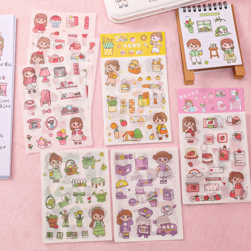 

STICKER DIY LUCU STIKER 1PAX ISI 4LBR