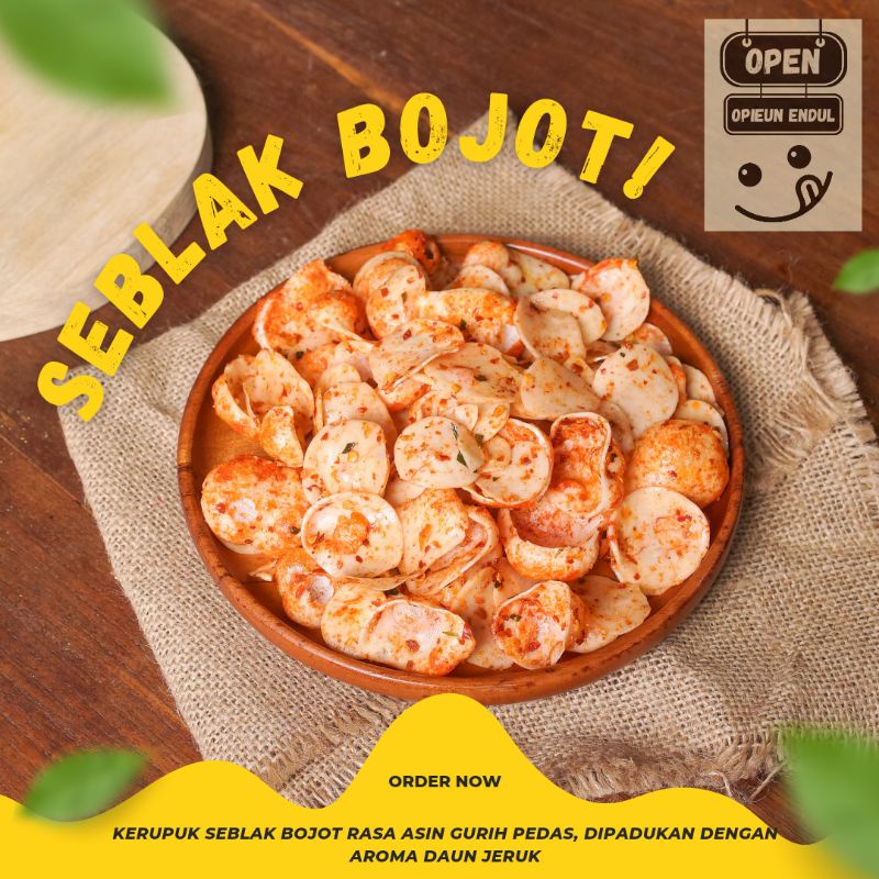 

kerupuk seblak bojot