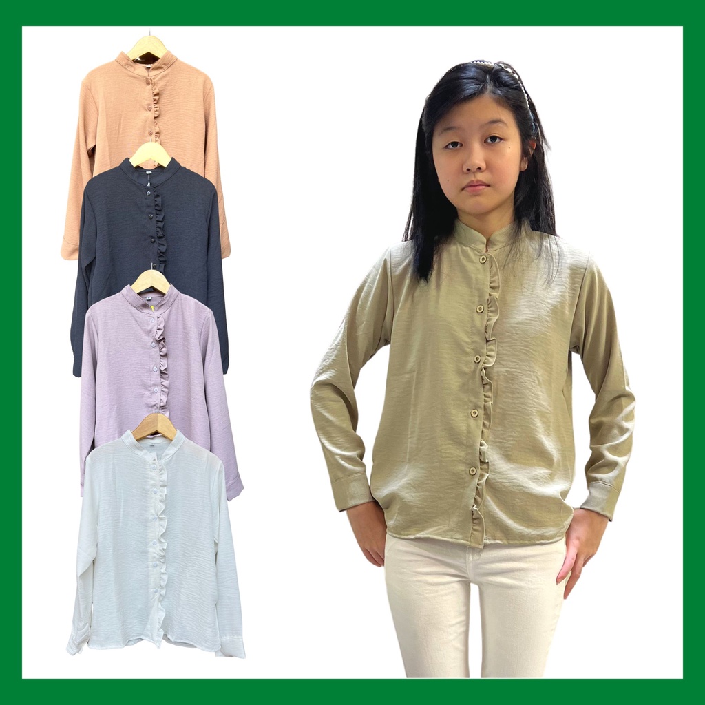 PLAY HOUSE - Blouse Fashion Kids Atasan Baju  Anak Perempuan Umur 6-15 Tahun Model Korea