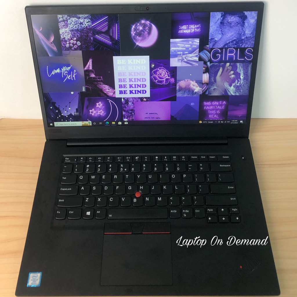 Laptop Lenovo P1 Core I5/I7 Gen 8 - Layar 15 Inch Dual VGA MULUS DAN SUPER MURAH