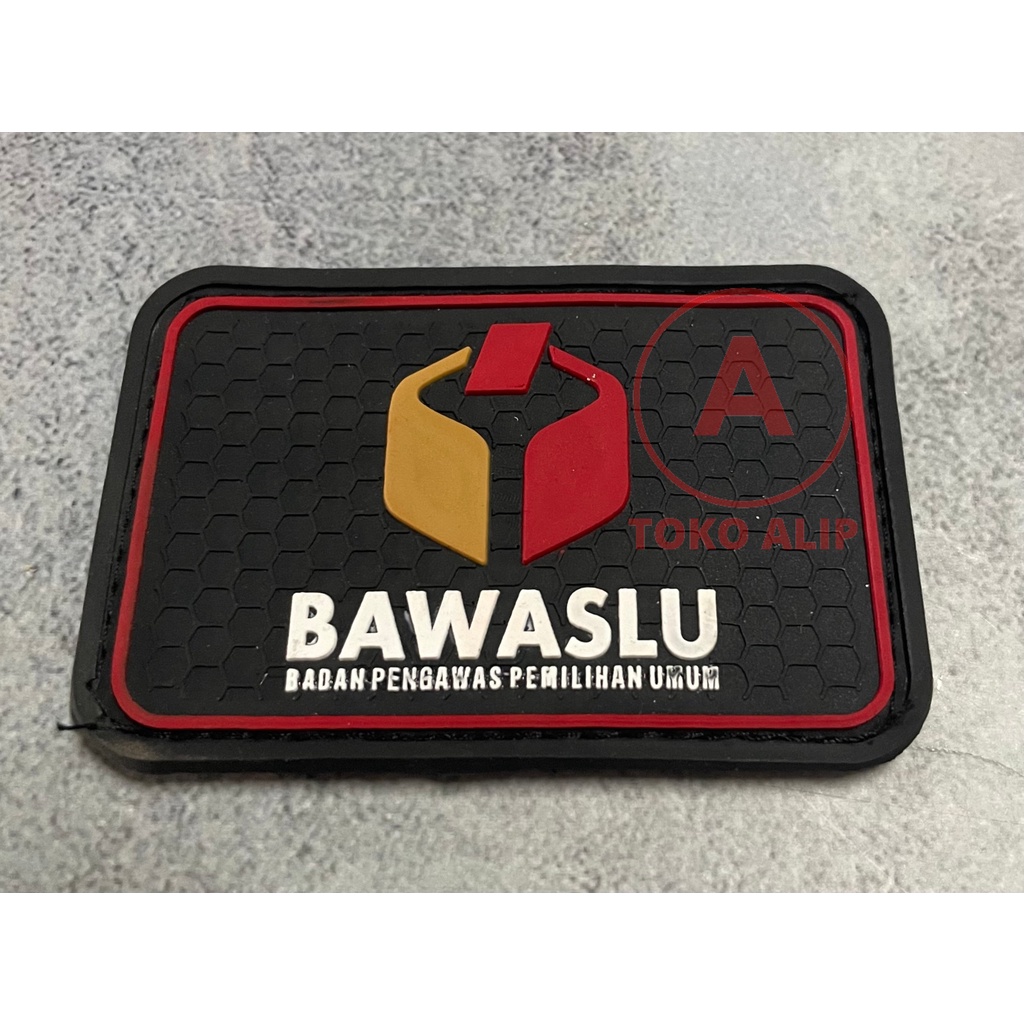 Patch BAWASLU (Kotak)- Patch Velcro BAWASLU - Prepetan