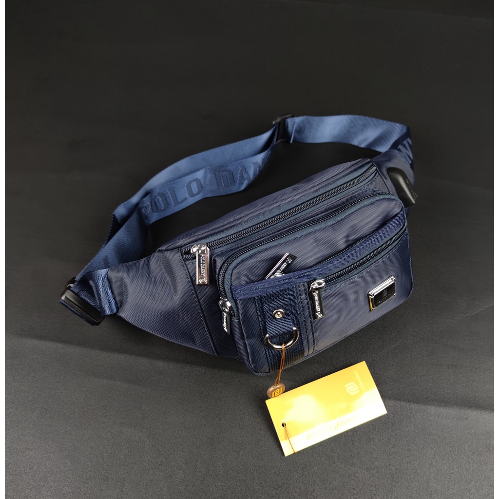 POLO DANNY - Tas Selempang Bahu Waistbag Import Bahan Nilon Premium