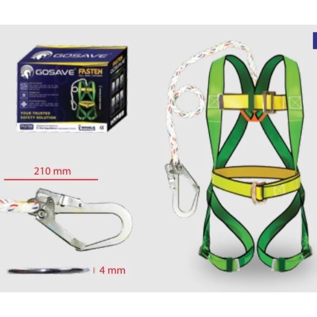 Full Body Harness Single Big Hook GOSAVE FASTEN