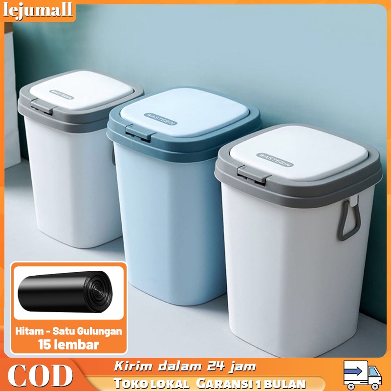 Tempat Sampah Dengan Penutup Dapur dan Kamar Mandi Tempat Sampah Tipe Press Tempat Sampah Tebal Tebal