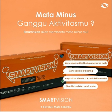 SMART VISION ( Suplemen Kesehatan Mata Minus - Plus - Silinder Terbaik ) BPOM &amp; HALAL