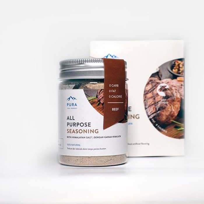 

Pura Seasoning Beef 80 gr With Himalayan Salt Kaldu Sapi Tanpa MSG