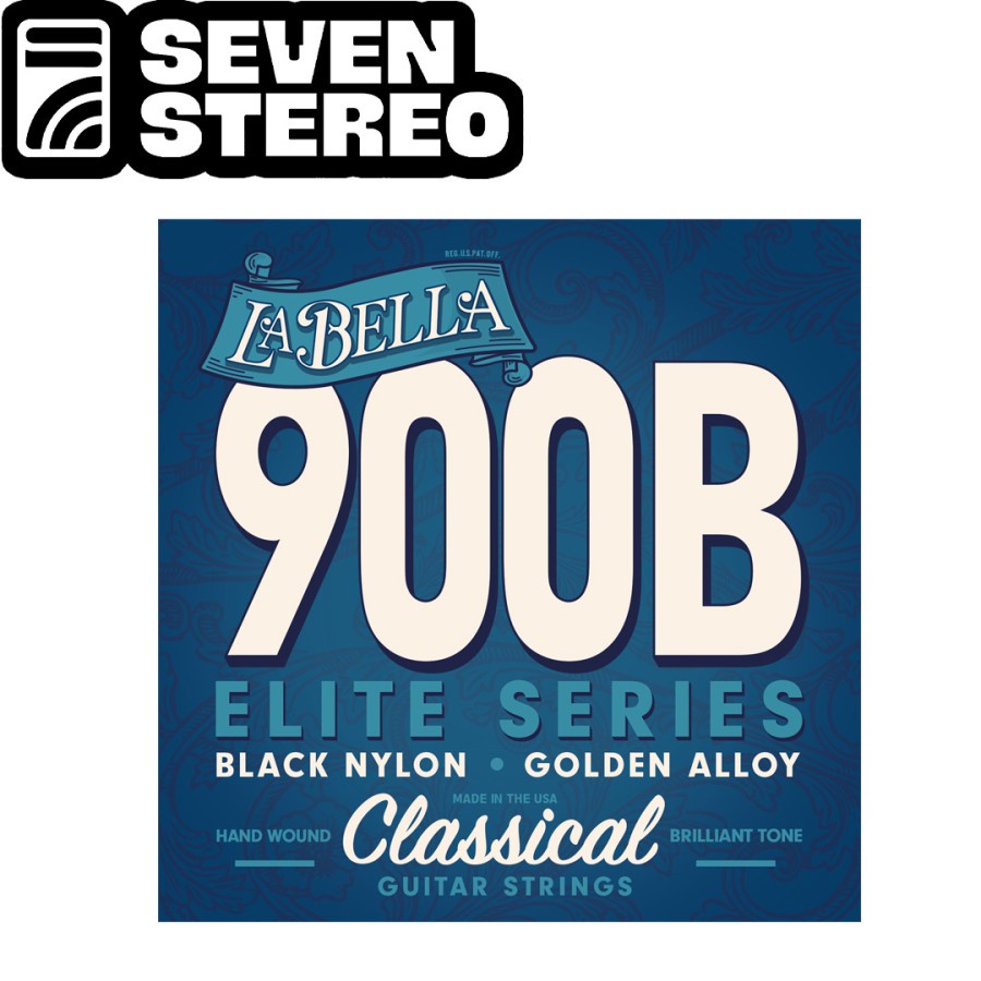 La Bella 900B Elite Black Nylon Classical Guitar Strings Senar Gitar