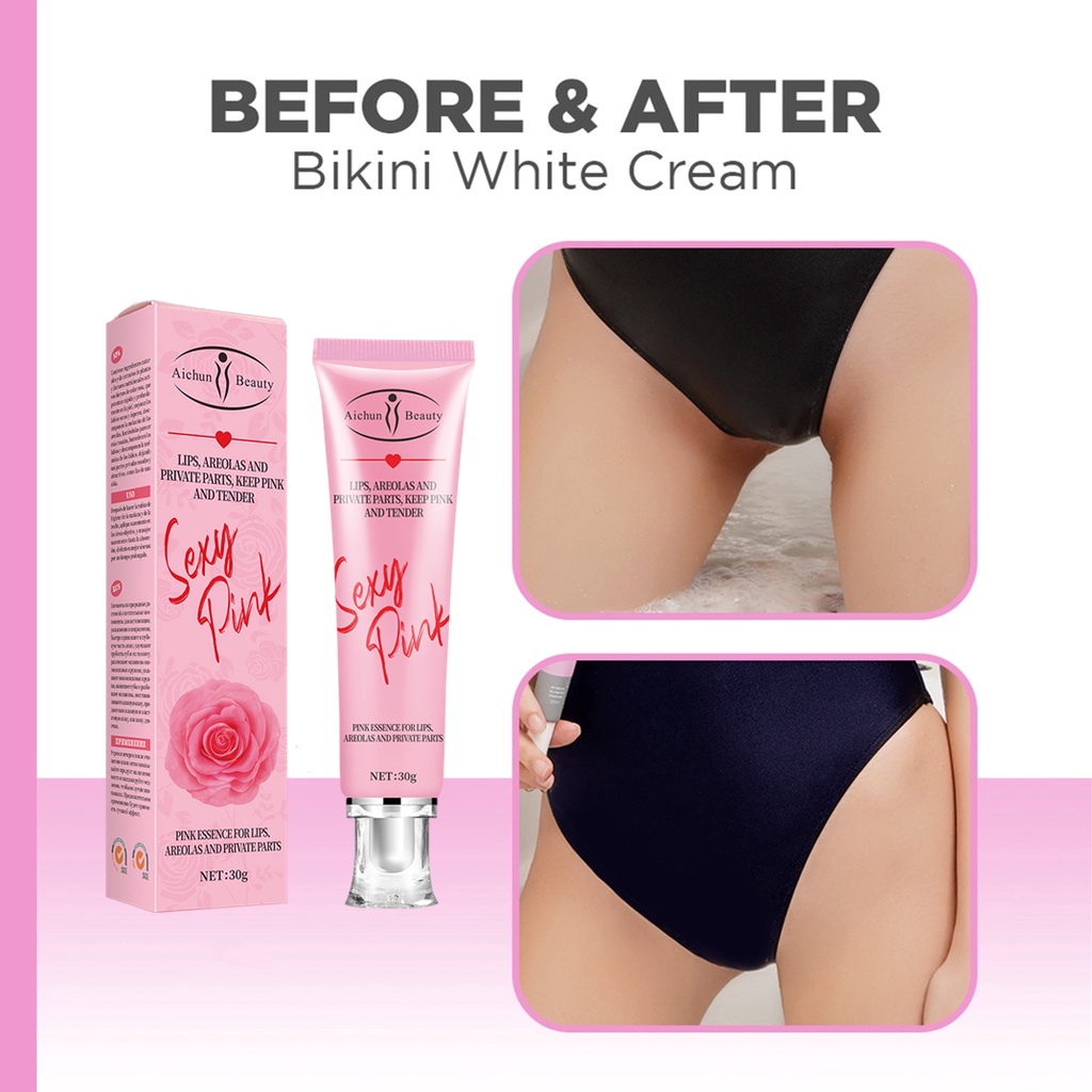 Gel Pemutih Selangkangan Gel Pemutih Ketiak Area Bikini Memerahkan Bibir Areola Dan Miss V Bagian Pribadi Tetap Merah Muda dan Lembut 30g Natural Pink Gel - Sexy Pink Perawatan Feminin