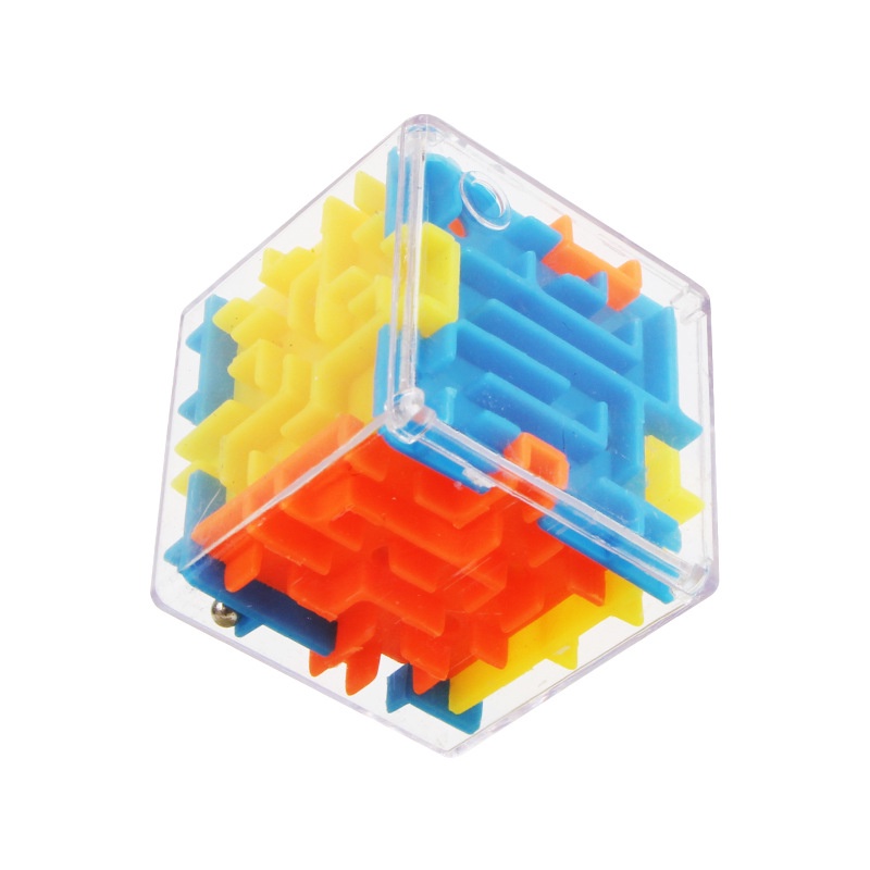 Mainan puzzle labirin cube kubus labyrinth box