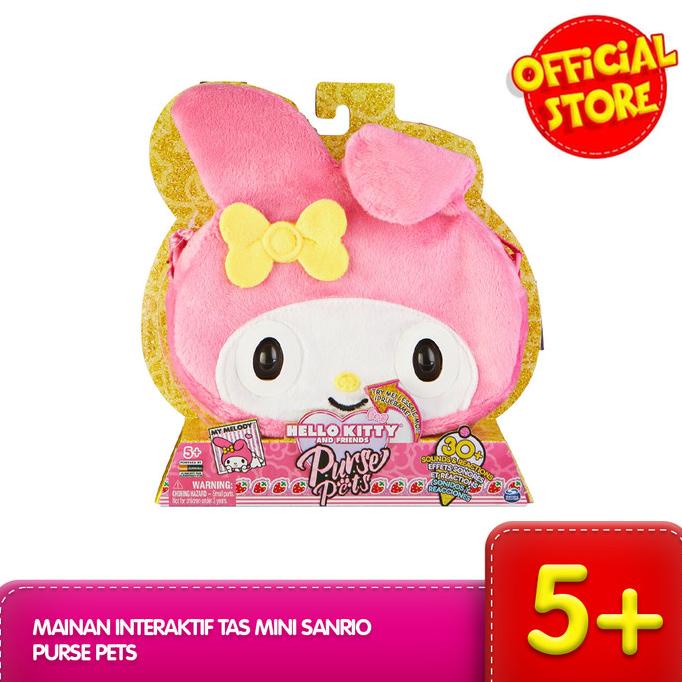 Mainan Interaktif Tas Mini Sanrio Purse Pets