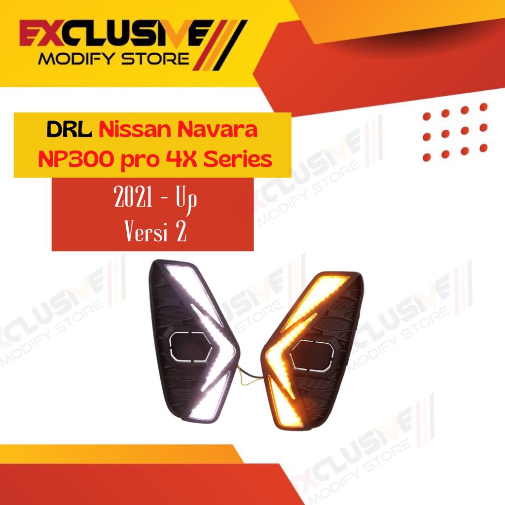 DRL BUMPER DEPAN NISSAN NAVARA NP300 PRO 4X SERIES 2021 - UP