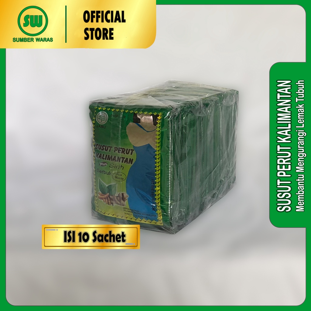 

Jamu Susut Perut Kalimantan - Isi 10 Bungkus @5gram