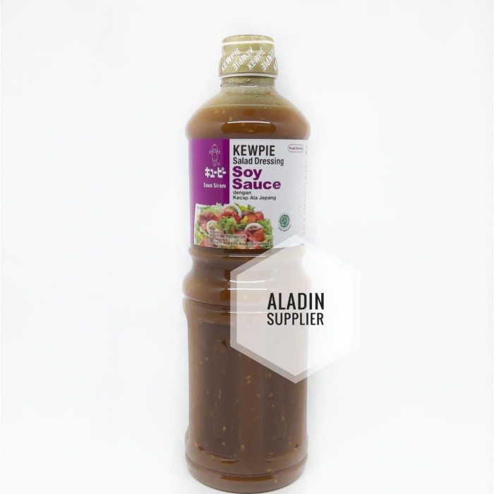 

[Ready-Stock]Cod Kewpie Salad Dressing Soy Sauce dengan Kecap ala Jepang 1 Liter - Ekstra Bubble