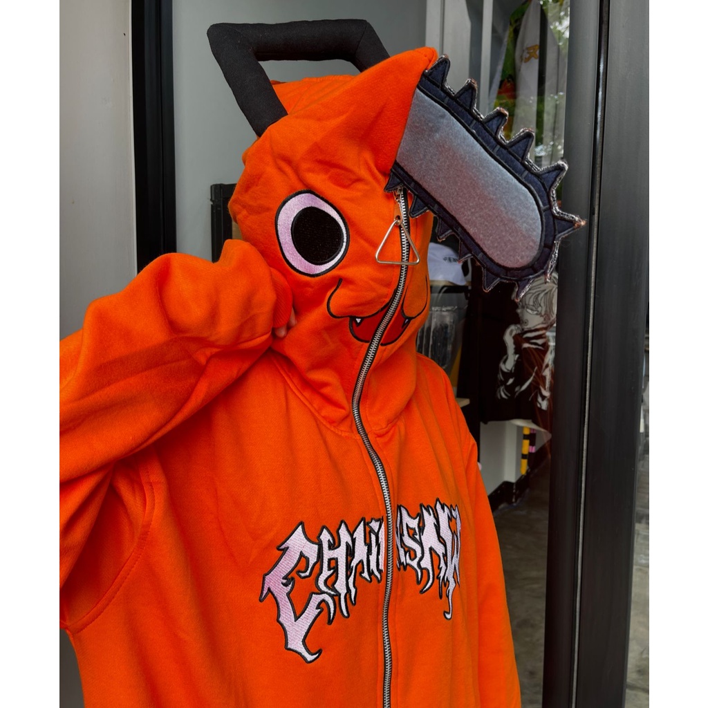 Jaket Pochita Chainsaw Man Cosplay Anime Manga Premium Unisex