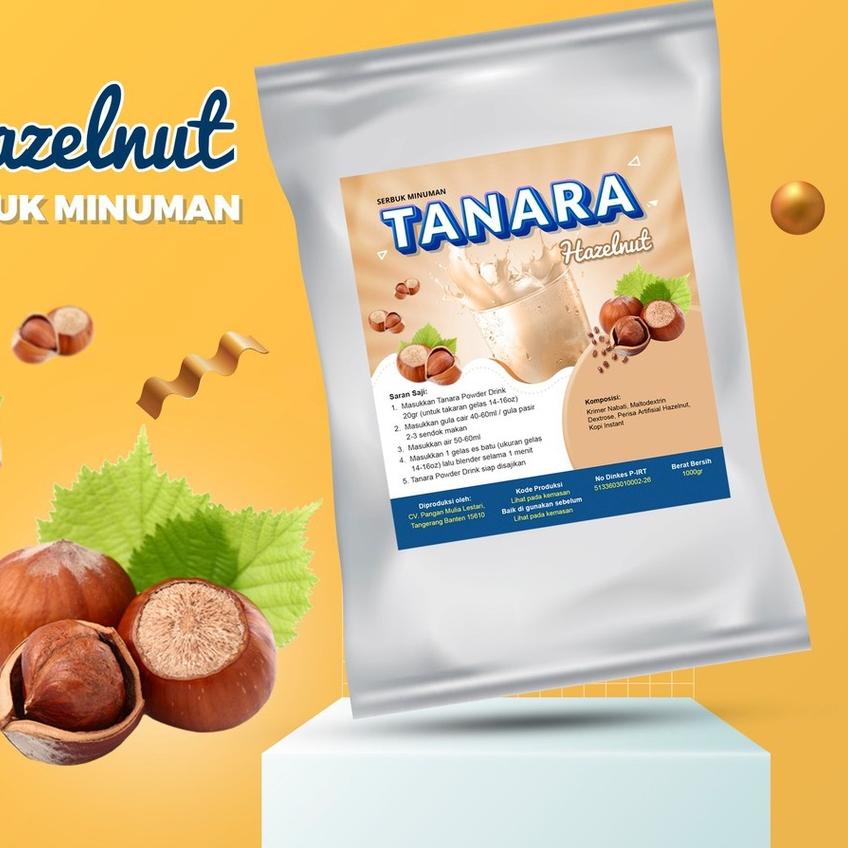 

Promo✅⭐-Bubuk Minuman Hazelnut 500gr - Serbuk Minuman Tanara - Bandar Powder