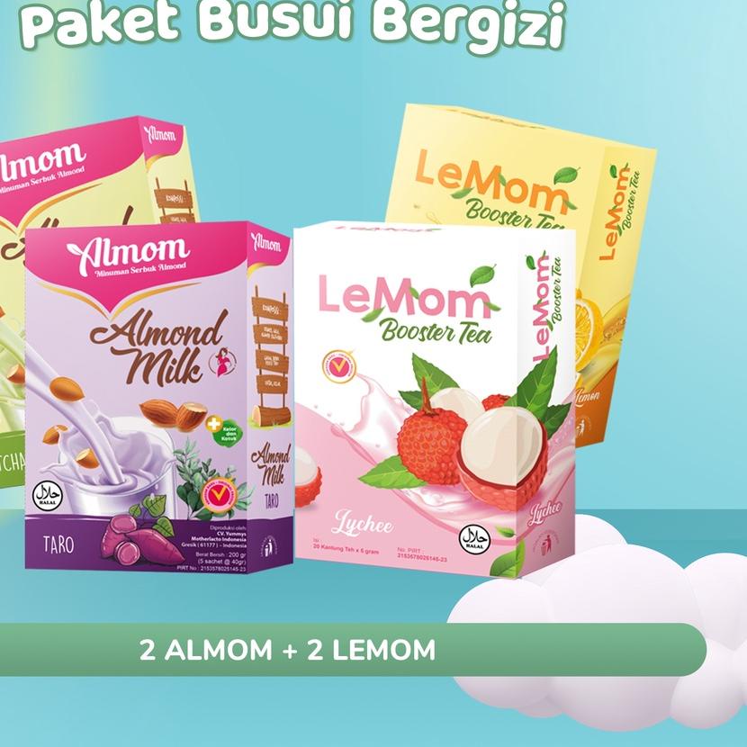 

Termurah✔️-Paket Busui Bergizi - ALMOM 2 LEMOM 2 | Untuk Ibu Menyusui Sebagai Pelnacar ASI dan Pengental ASI