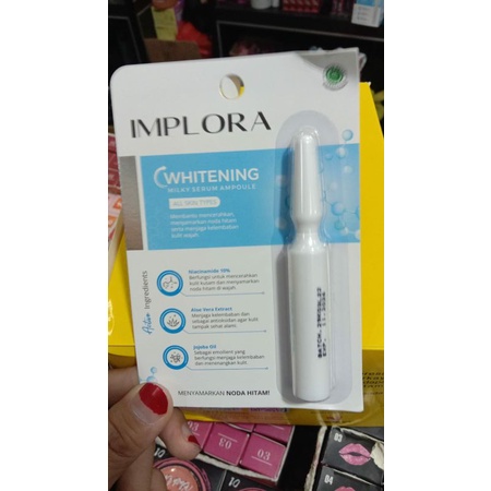 IMPLORA- WHITENING MILKY SERUM AMPOULE