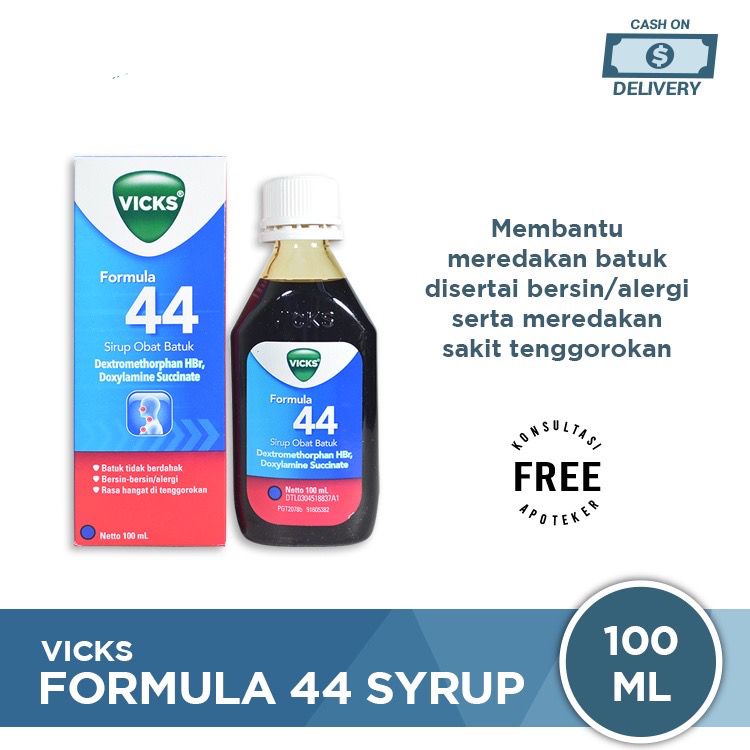 Vicks  Formula 44 Dewasa 100ml - Obat Batuk