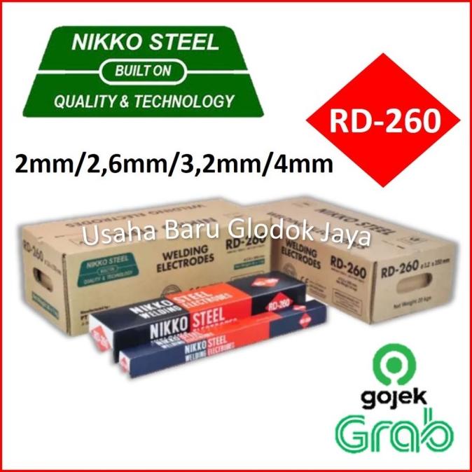 Kawat Las Nikko RD260 2.6mm 3.2MM 4MM 5KG|RD 260 2,6MM 3,2MM 4,0MM - 4.0, 1