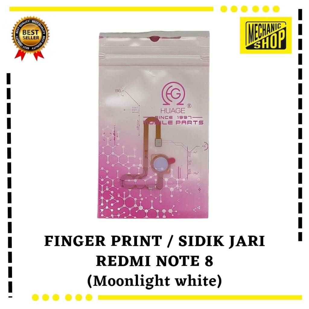 FINGER PRINT / SIDIK JARI XIAOMI REDMI NOTE 8 (MOONLIGHT WHITE)