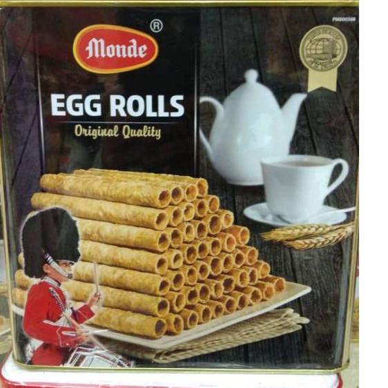 

Terbaru⚡️⚡️-Monde Egg Rolls kemasan 600 gram/ kue kering/biskuit