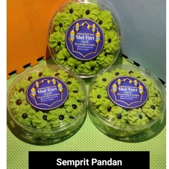 

Semprit pandan Homemade Bandung ( Kuker Lebaran)Uk Toples 250gr