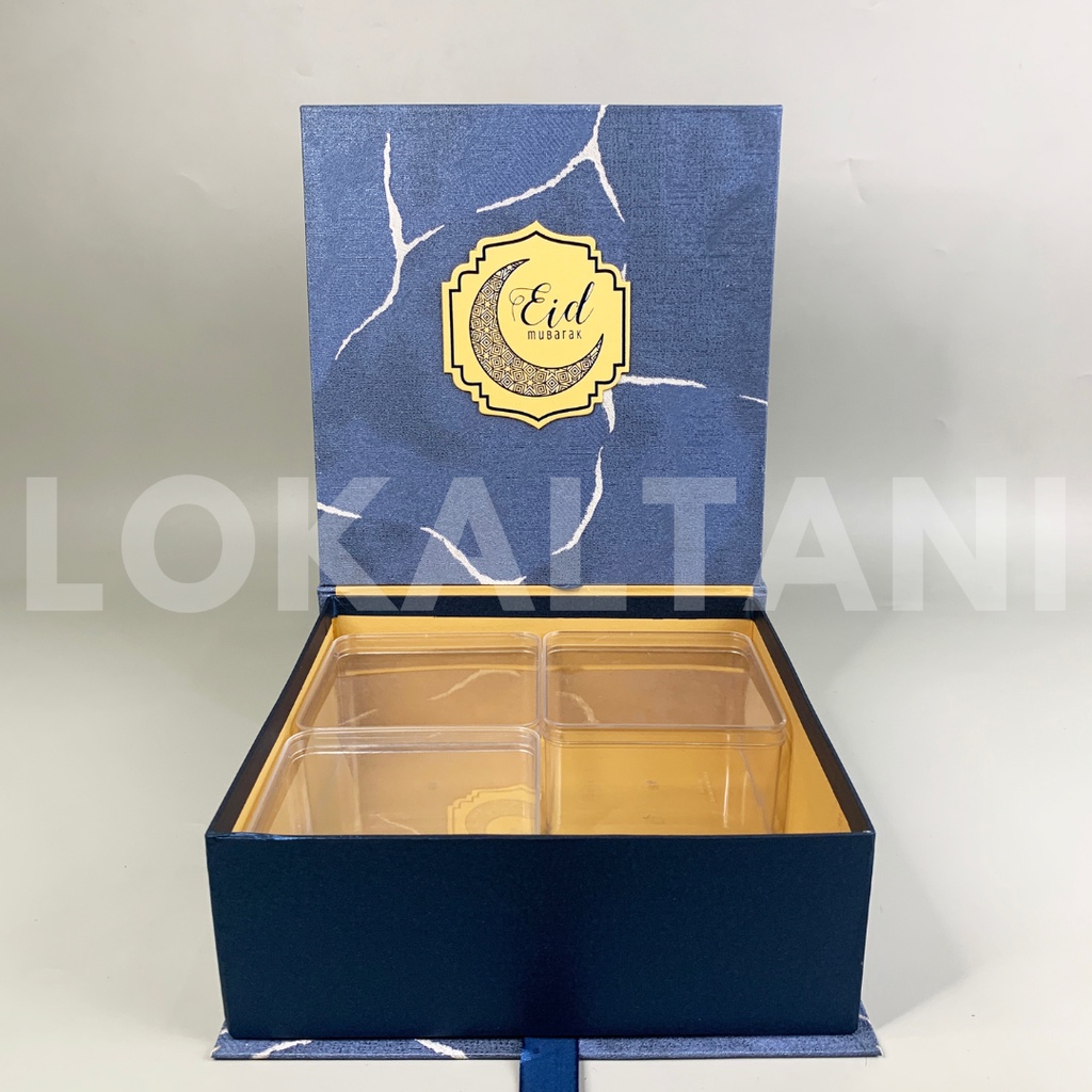

Box Kue Kering 4 toples 250gr Model Ikat Tali/Kotak Hardbox Lebaran