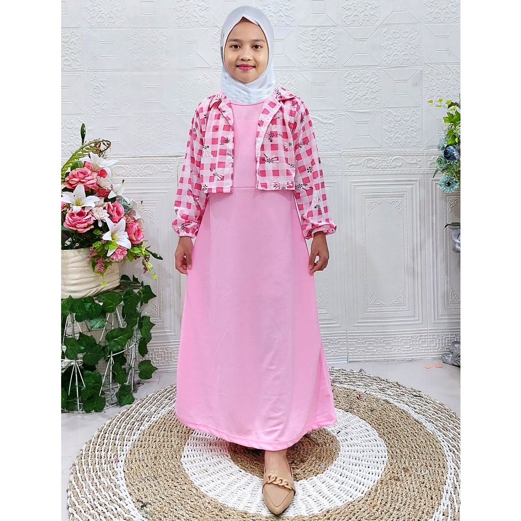 CF Kids Gamis Jas Set Vanilla