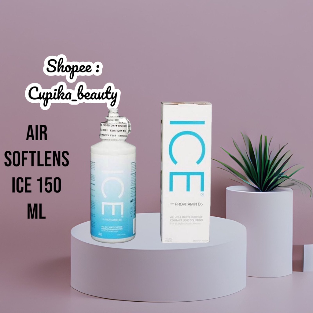 *ca* [150ml] Cairan Softlens ICE 150 ML Air Soflens ICE 150ml / Cairan Pembersih Soflen ICE 150ML PROVITAMIN B5