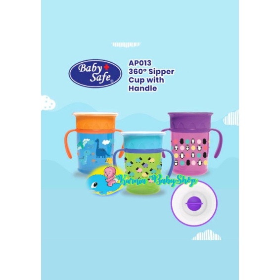BABY SAFE AP012 - 360' Sipper Cup - Training Cup - Gelas Minum Anak balita kurnia babyshop