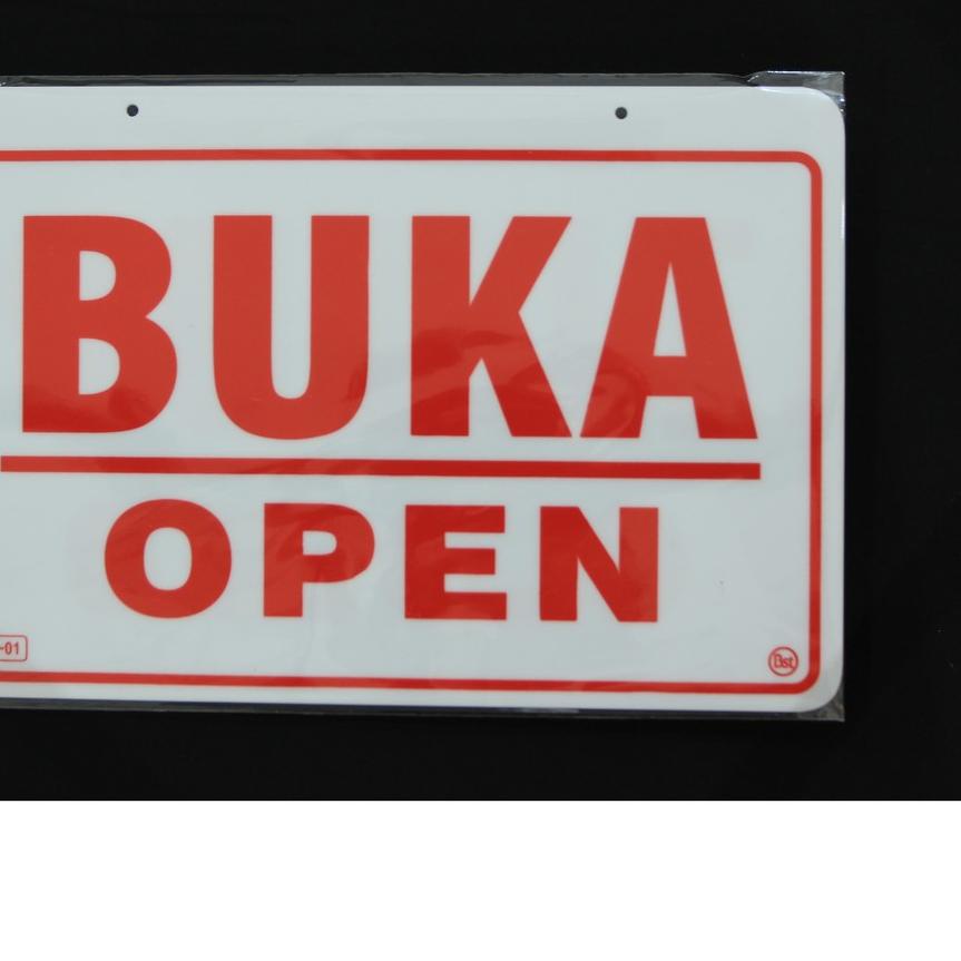 

Limited✔️⭐-Label Akrilik Tulisan Buka/Tutup Open/Close Bolak-Balik Jumbo