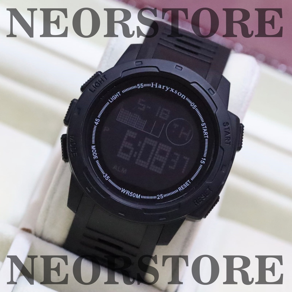 [ BISA COD ] Jam Tangan Pria Fashion HR 2021 Strap Rubber