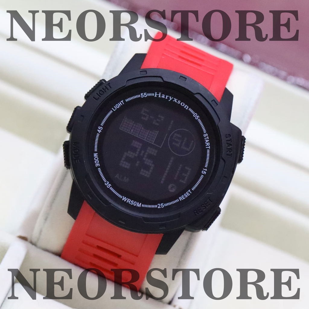 [ BISA COD ] Jam Tangan Pria Fashion HR 2021 Strap Rubber