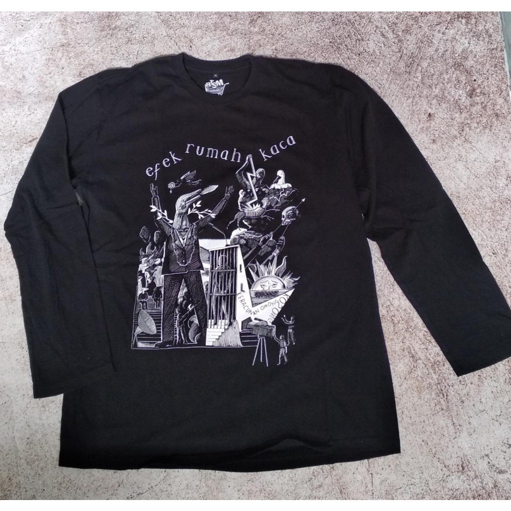 Kaos band EFEK RUMAH KACA preloved