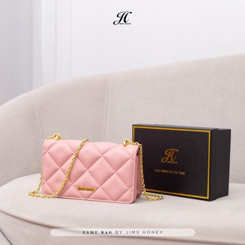 JIMSHONEY JH ESME BAG tas selempang wanita, tas kecil, tali rantai