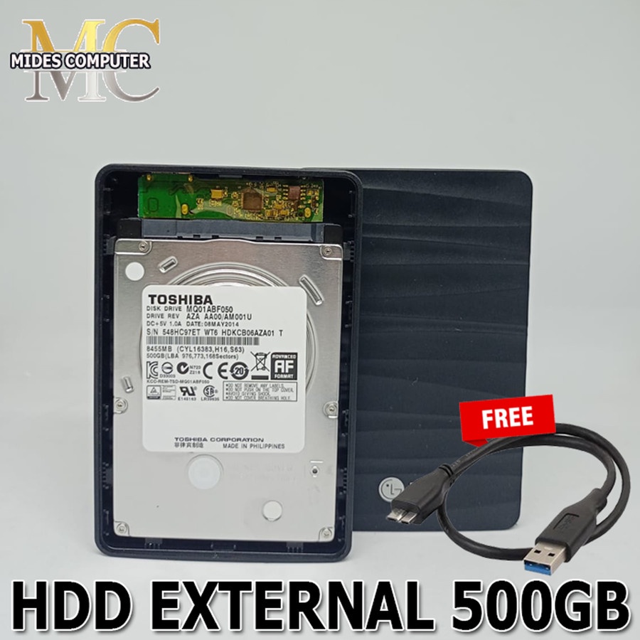 HDD EXTERNAL 500GB  FREE KABEL SATA USB 3.0