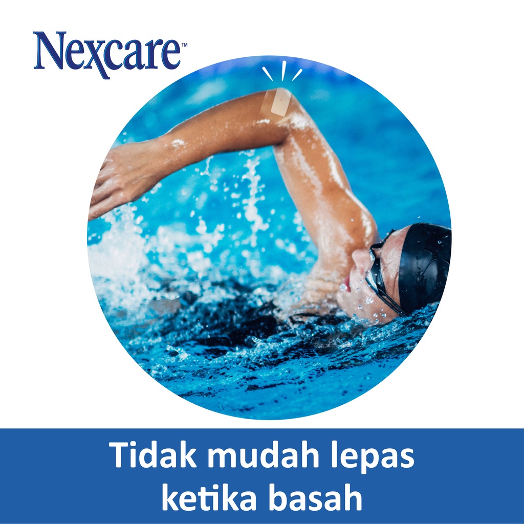 3M™ Nexcare™ Tegaderm + Pad, Kedap air, 1 pak/2 pcs, Untuk luka besar