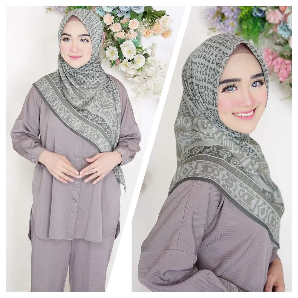 JILBAB SEGIEMPAT VOAL SUPERFINE JUMBO 130 x 130