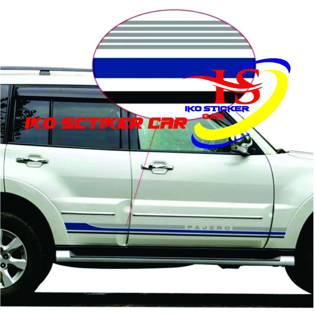 Promo Stiker Mobil Pajero Sticker Pajero Sport Cutting Stiker Pajero Striping Pajero Sport