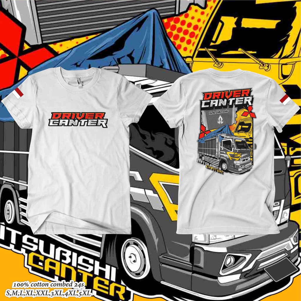 kaos truck canter katun premium quality