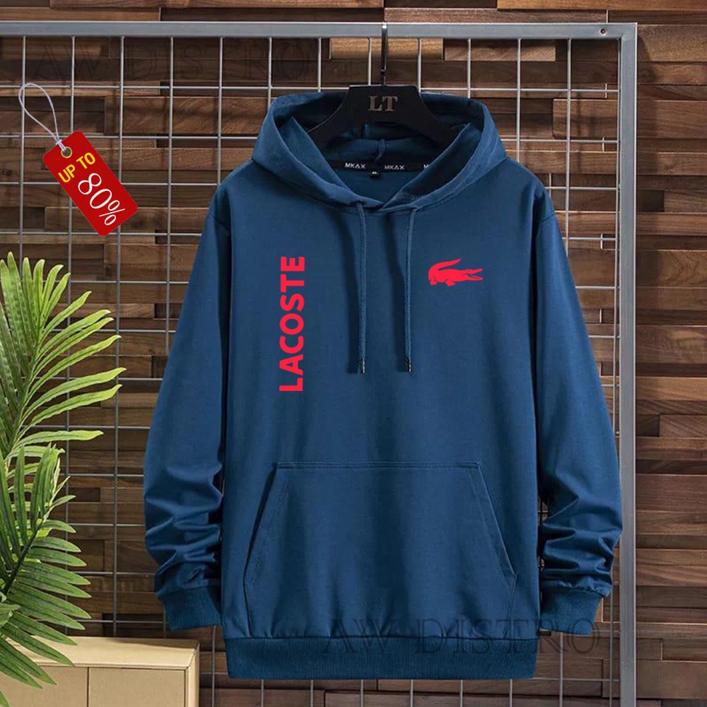 COD Promo Termurah Sweater Hoodie Modern LCT KIRKA Text Merah Premium Quality